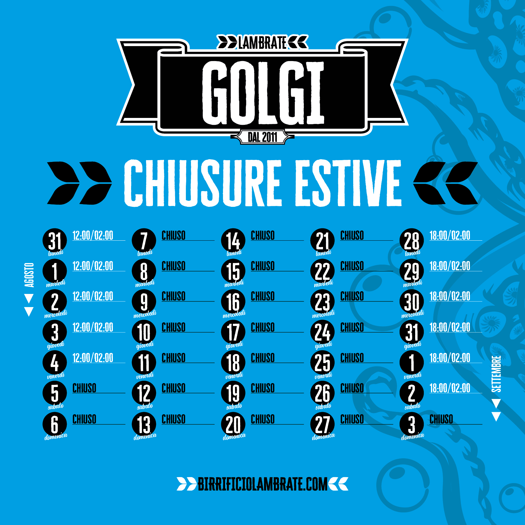 GOLGI - CHIUSURE ESTIVE 2023 post